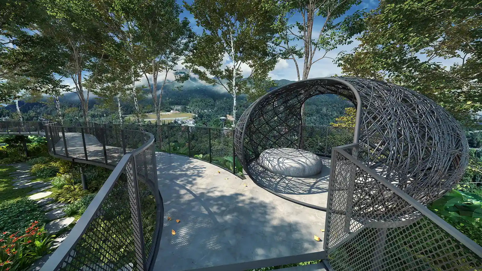 Breeze Hill Service Apartments cocoon pavilion