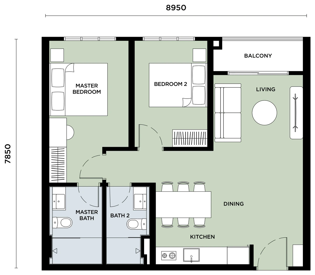 Type B Floor Plan