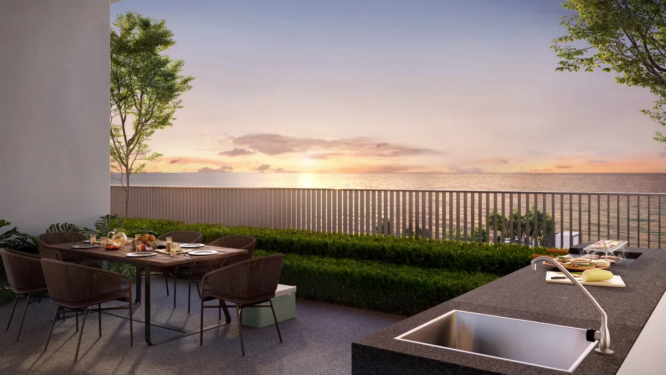 Clarissa Serviced Suites bbq terrace