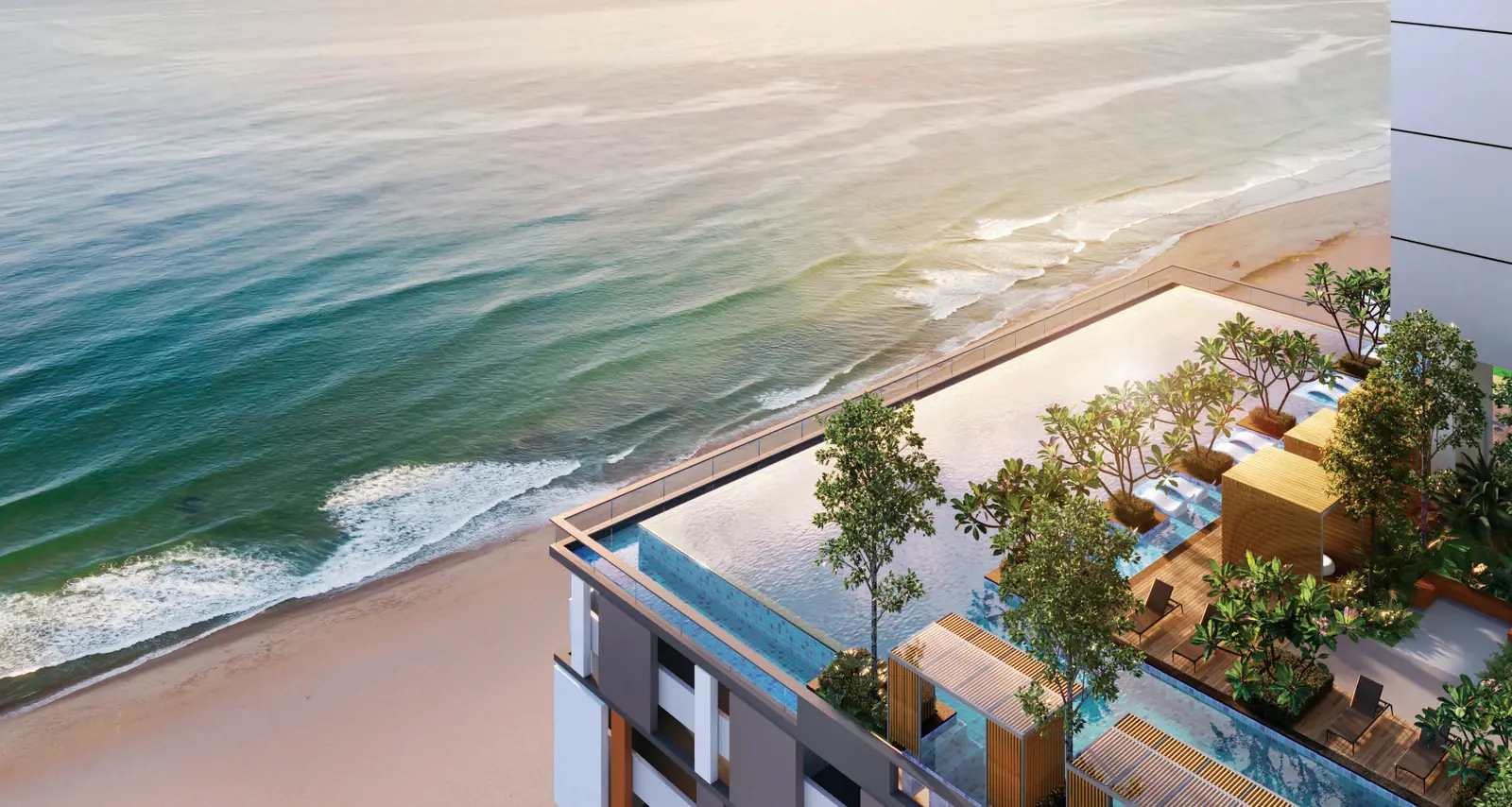 Clarissa Serviced Suites podium infinity pool