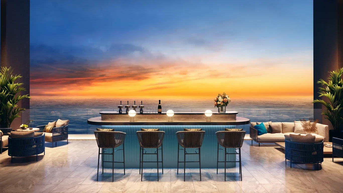 Clarissa Serviced Suites rooftop bar