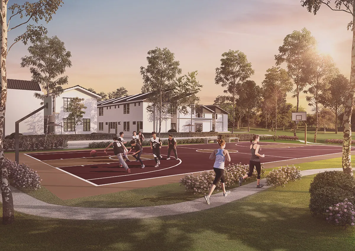 d'Courtyards basketball court