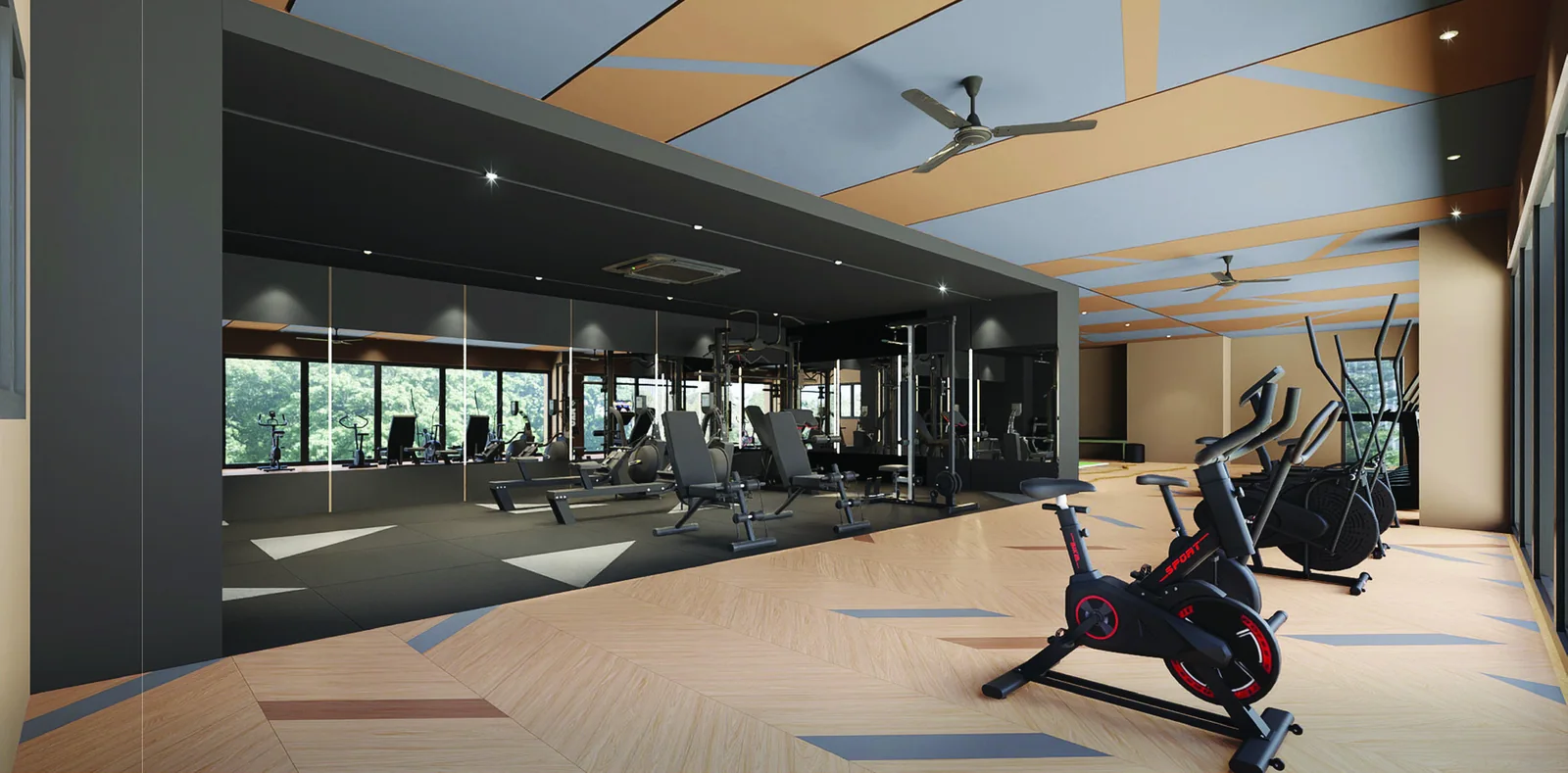 D'Tiara Residence gymnasium