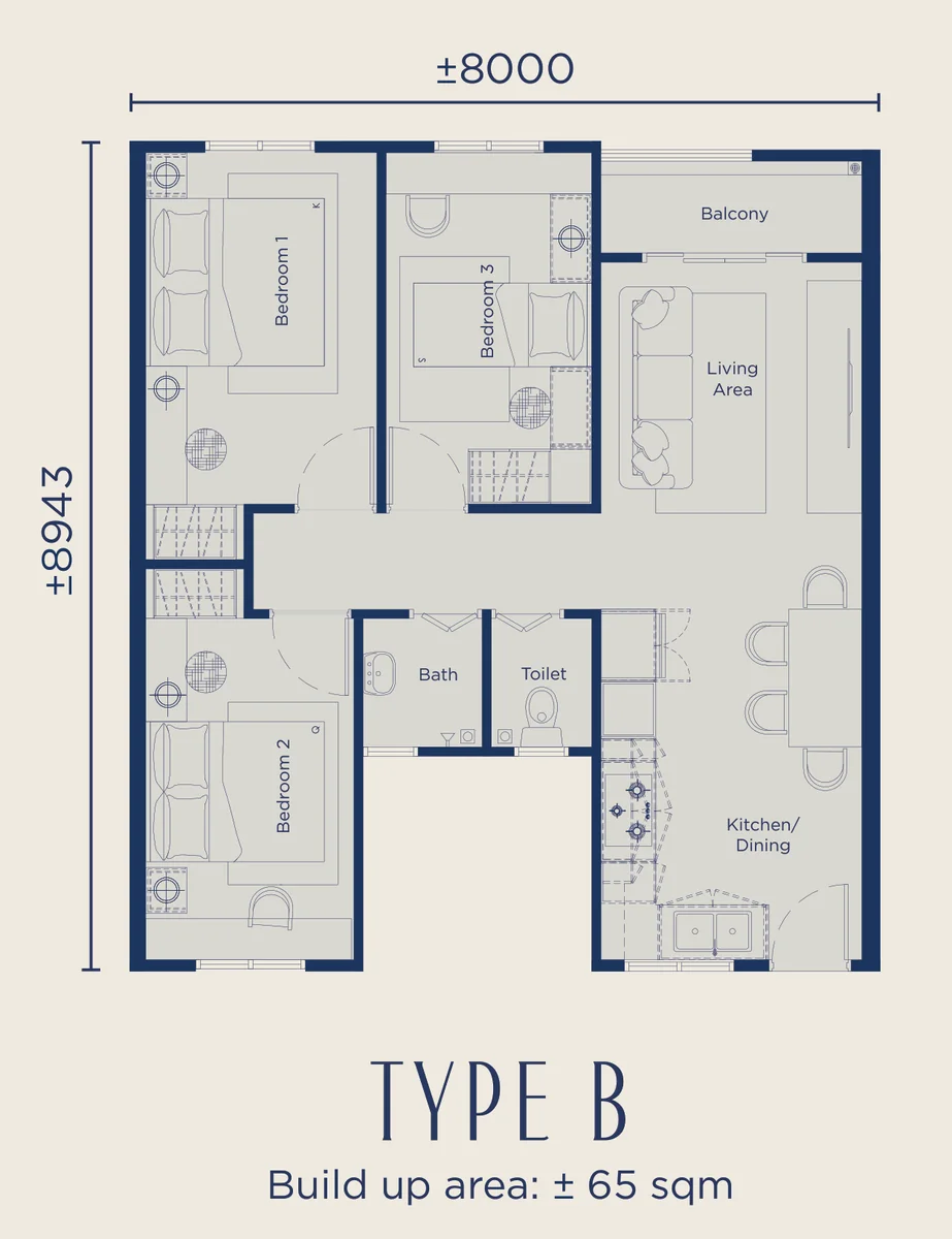 Type B Floor Plan