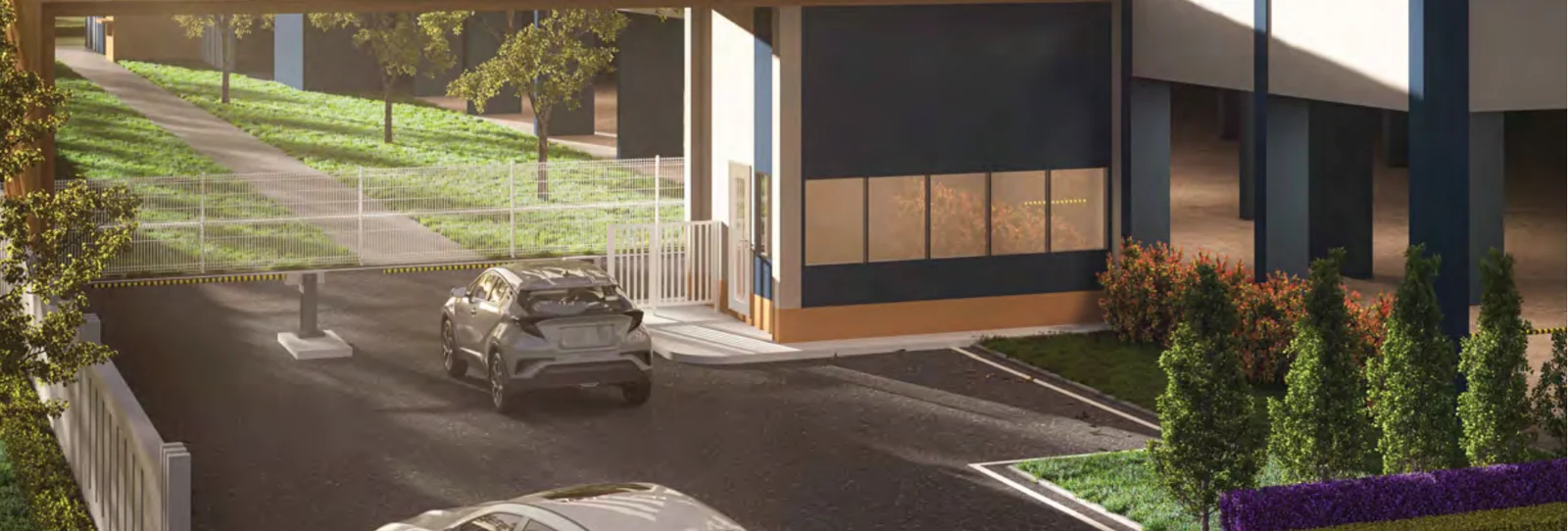 Harbour View Residence guardhouse entrance