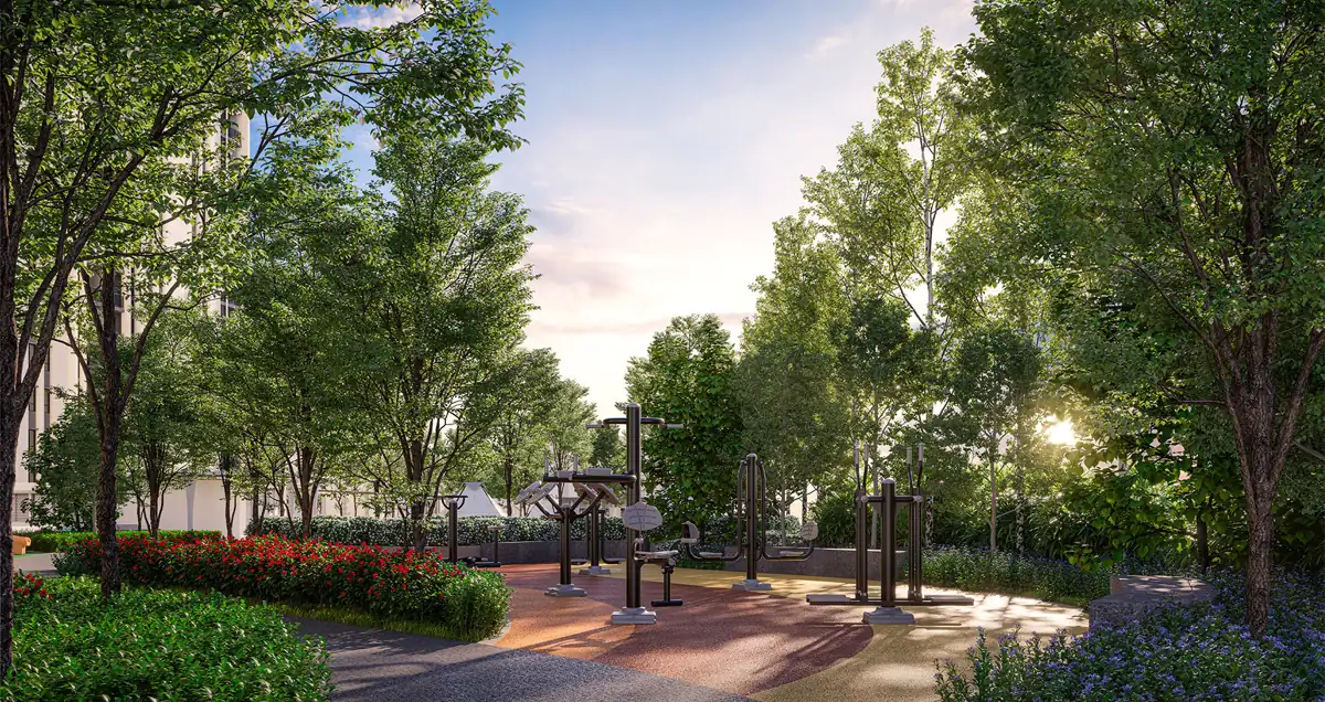 Mutiara Lake fitness station