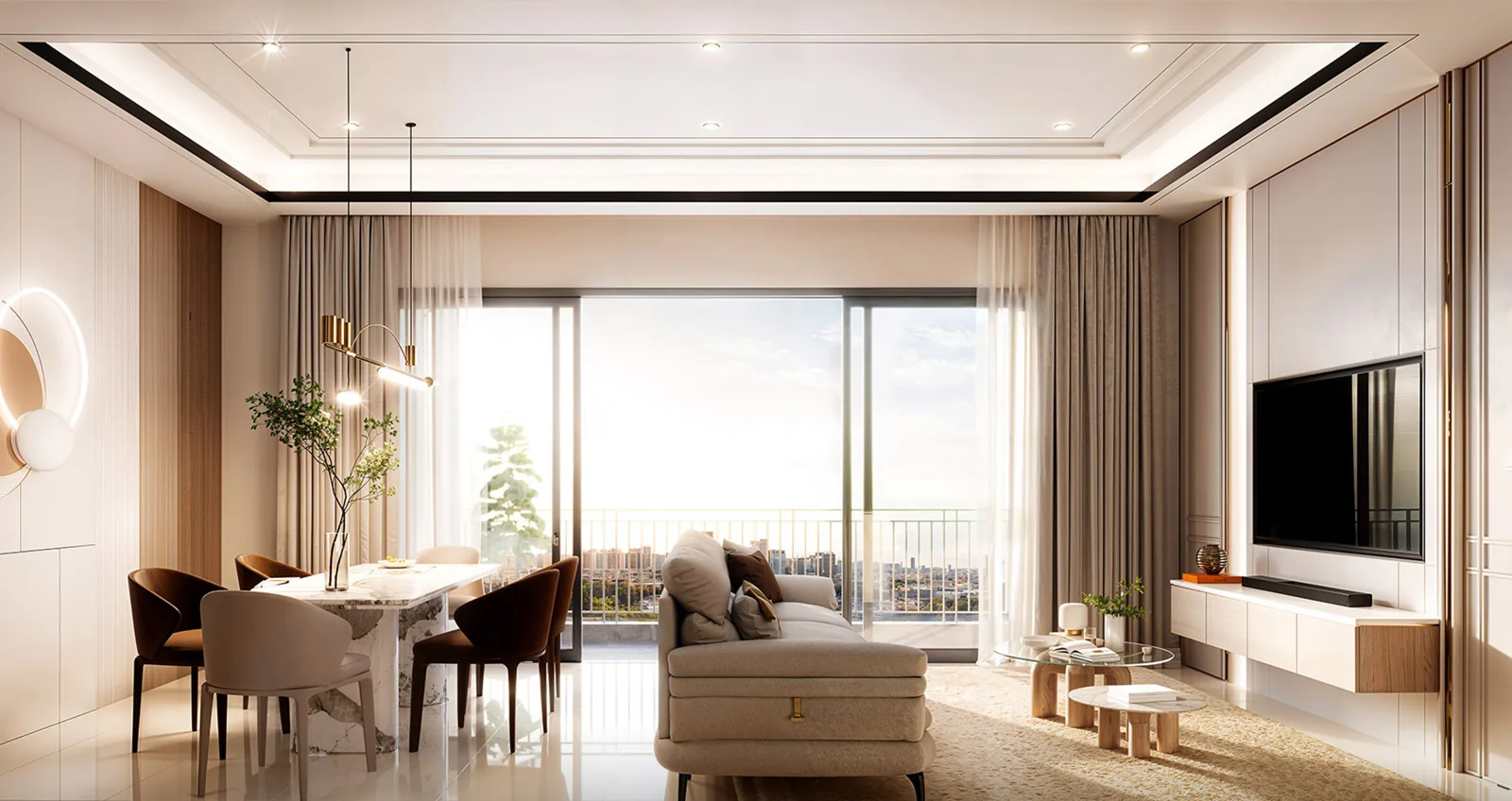 Mutiara Lake living and dining