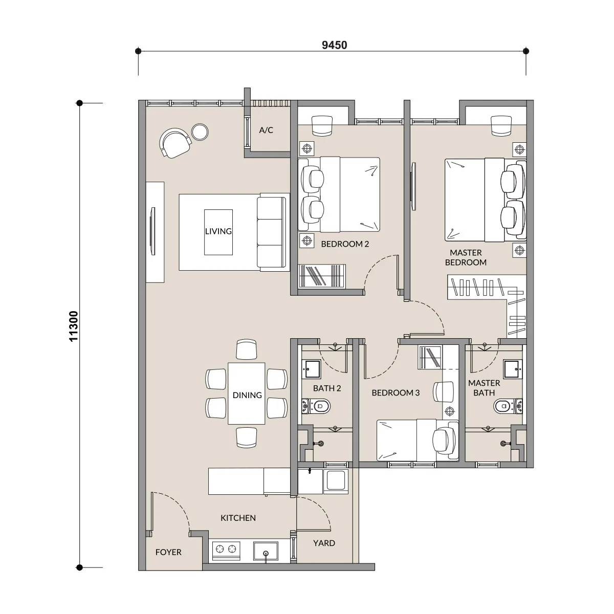 Type A4 Floor Plan