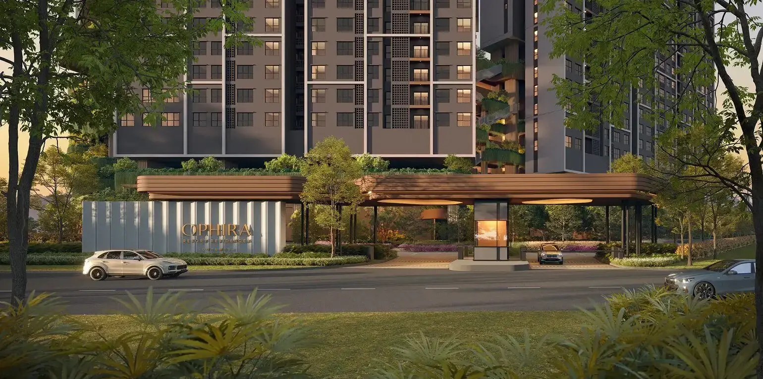 Ophira Resort Residences arrival drive