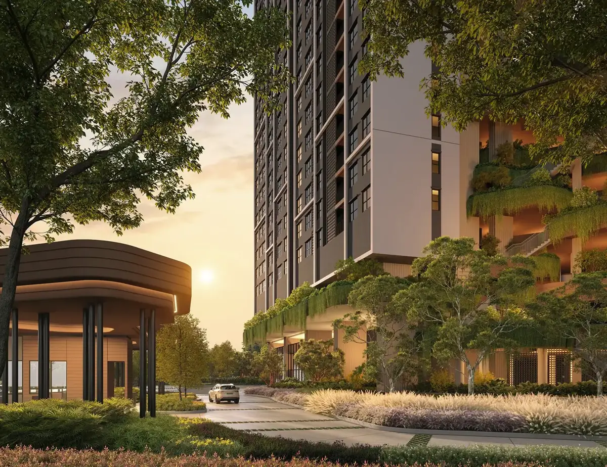 Ophira Resort Residences entrance garden