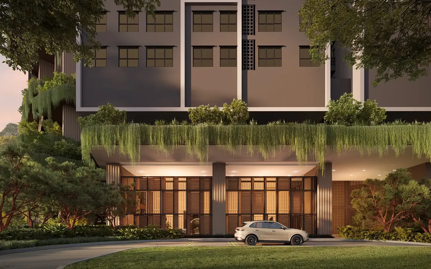 Ophira Resort Residences podium entrance