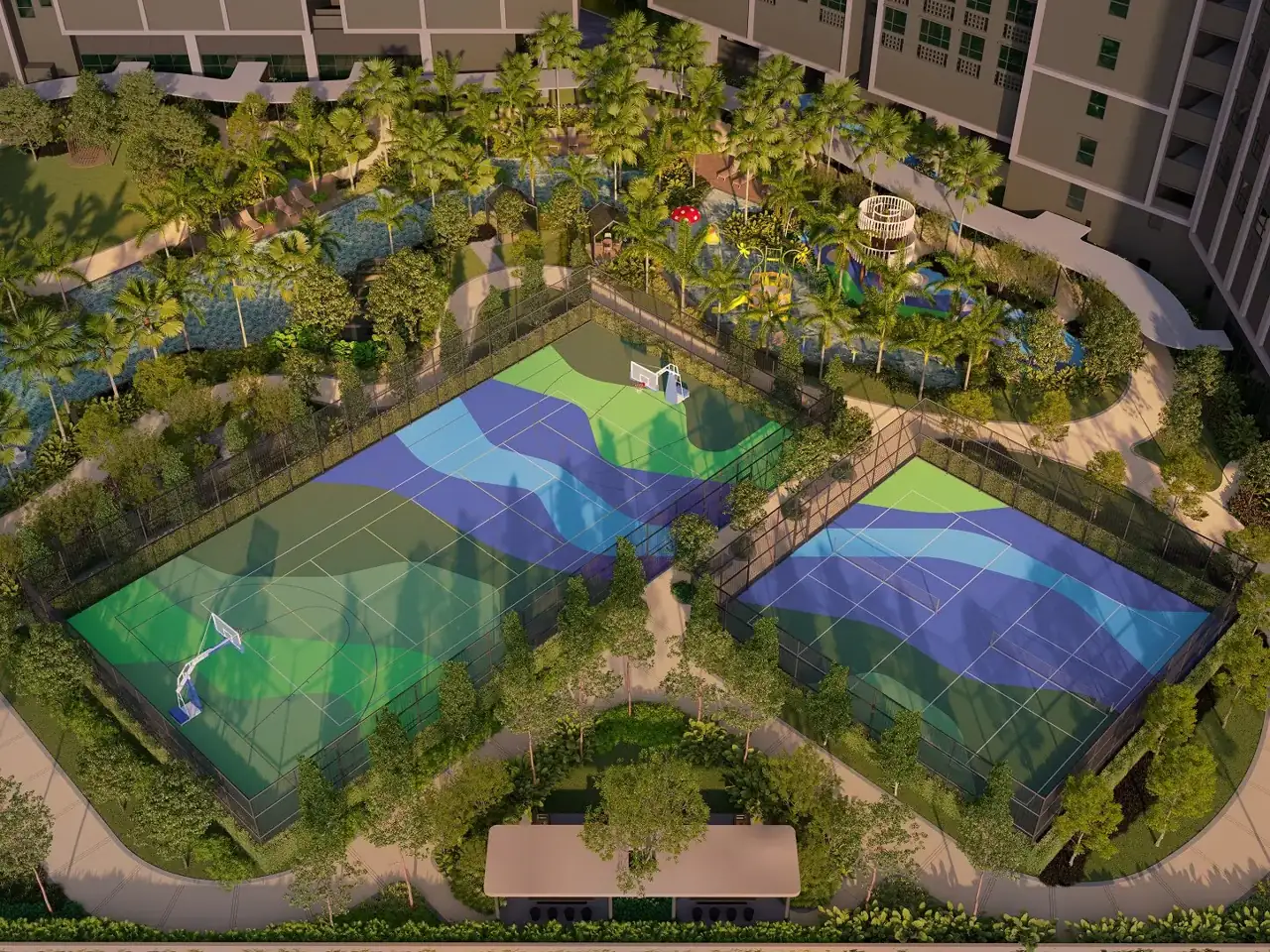 Ophira Resort Residences sports courts