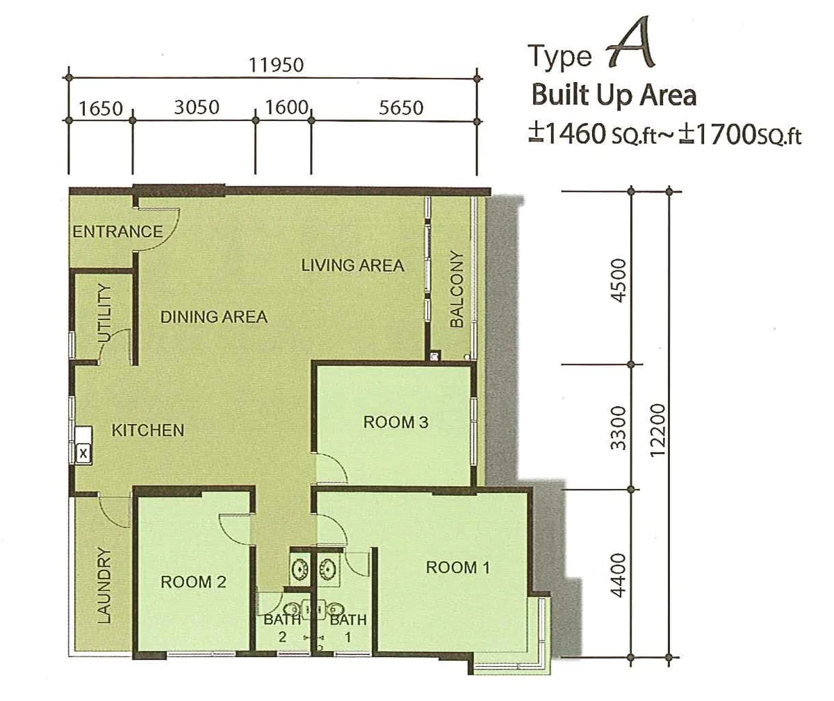 Type A Floor Plan