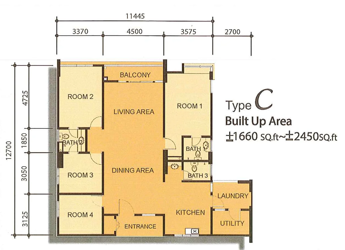 Type C Floor Plan