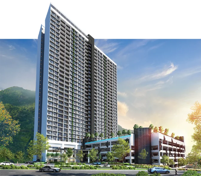 Riana Trees Residences tower facade