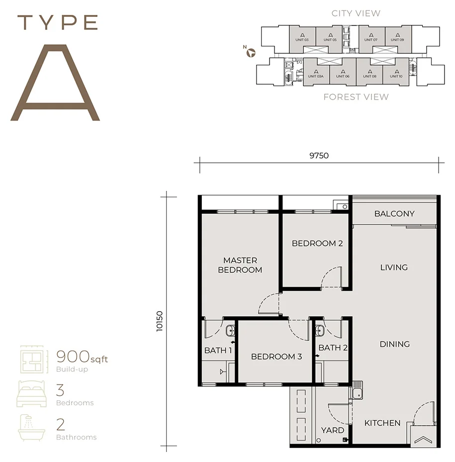 Type A Floor Plan