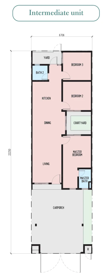 Type Rejoice — 22' x 73' sqft