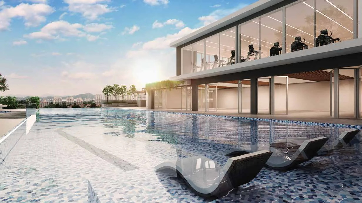 Setia SV2 pool deck