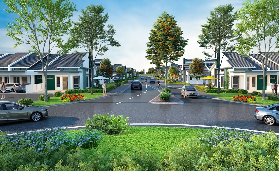 Taman Ara Damai streetscape