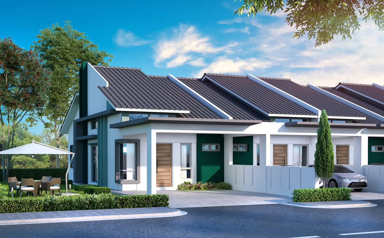 Taman Ara Damai type b c facade