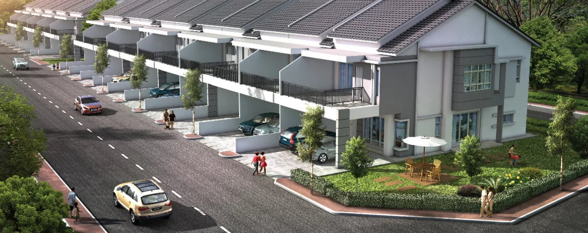 Taman Bertam Saujana streetscape
