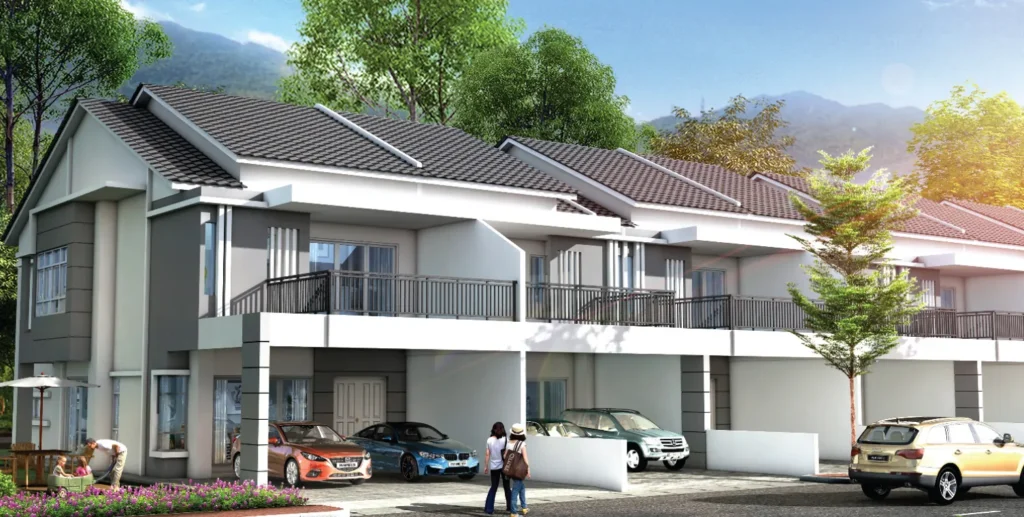 Taman Bertam Saujana super link facade