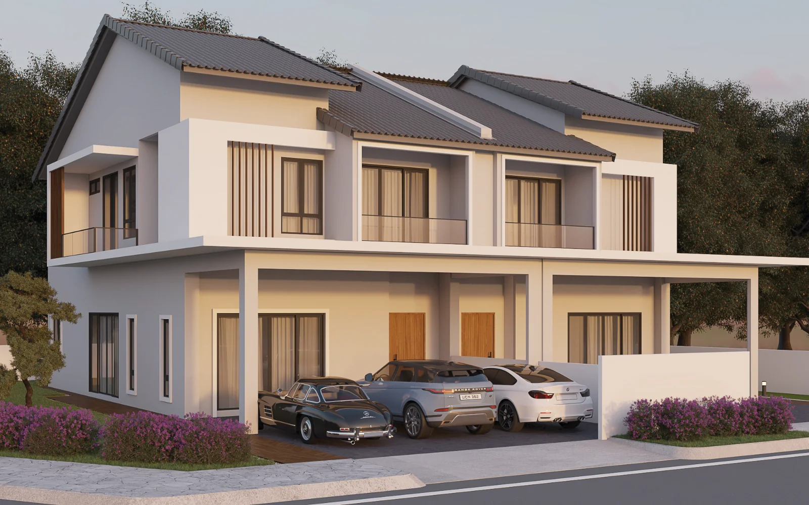 Taman Bistari Jaya semi d facade