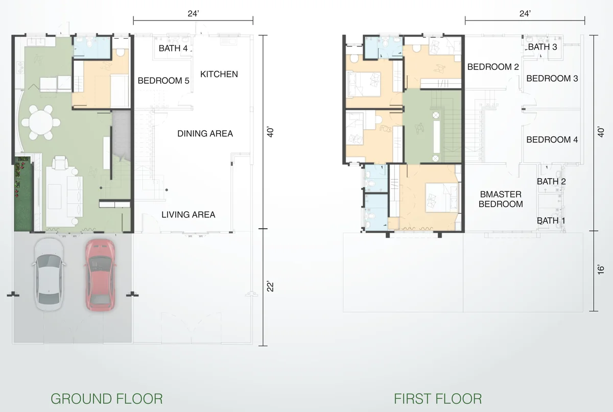 Type Terrace Floor Plan