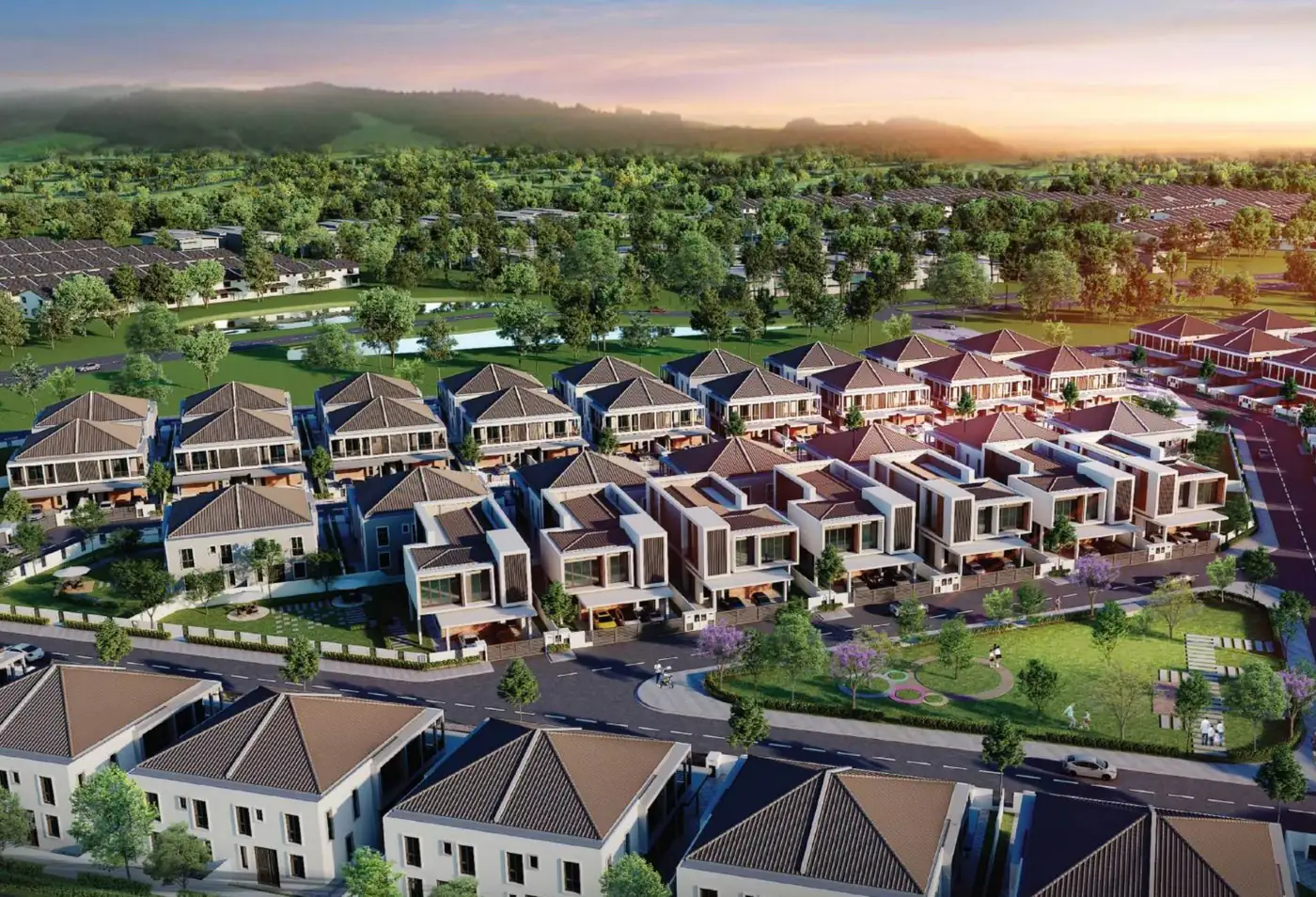 Garden Villas garden villas aerial