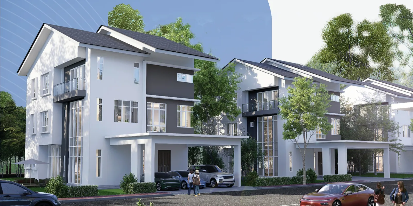 Taman Lembah Permai bungalow type d facade