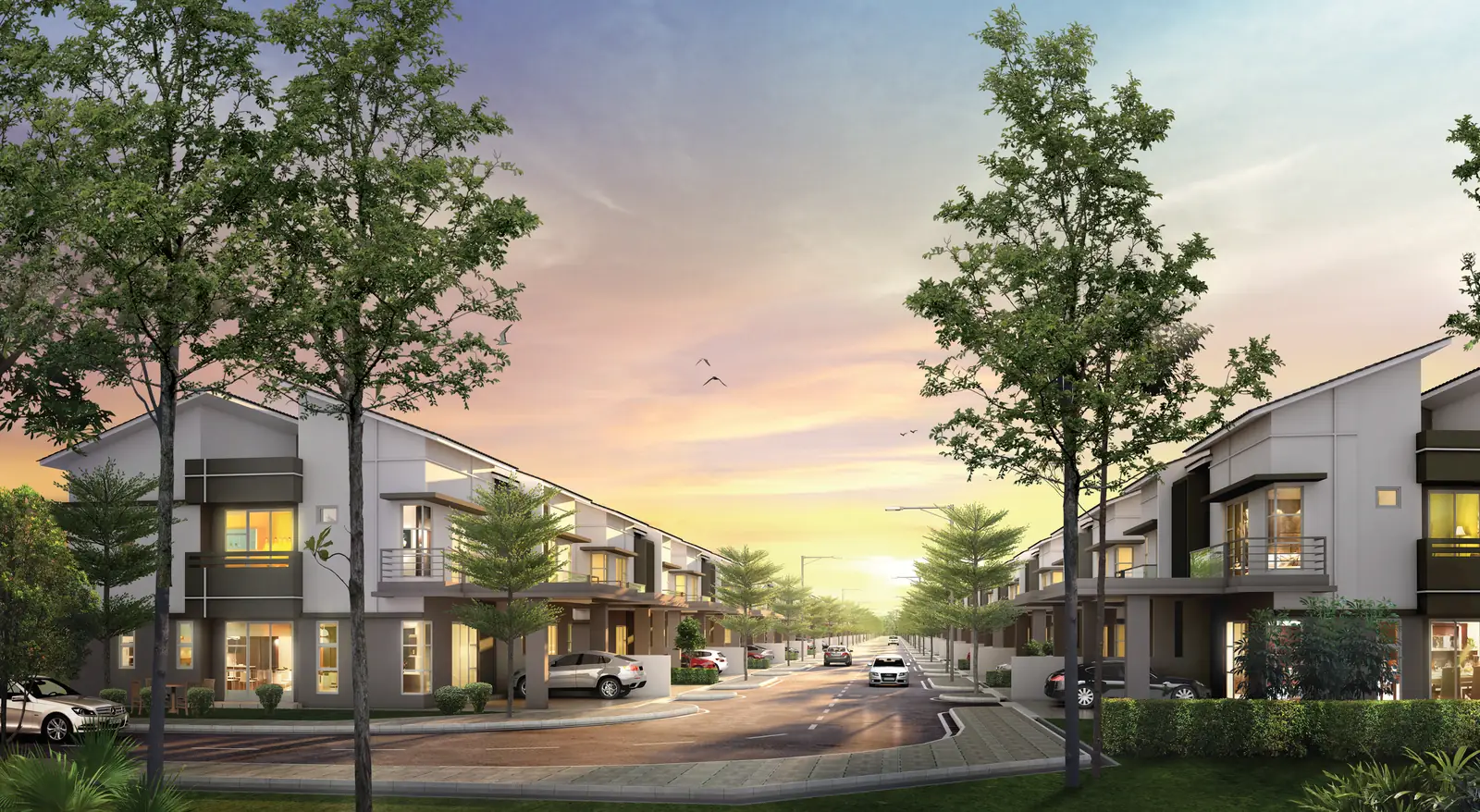 Taman Nuri Emas streetscape