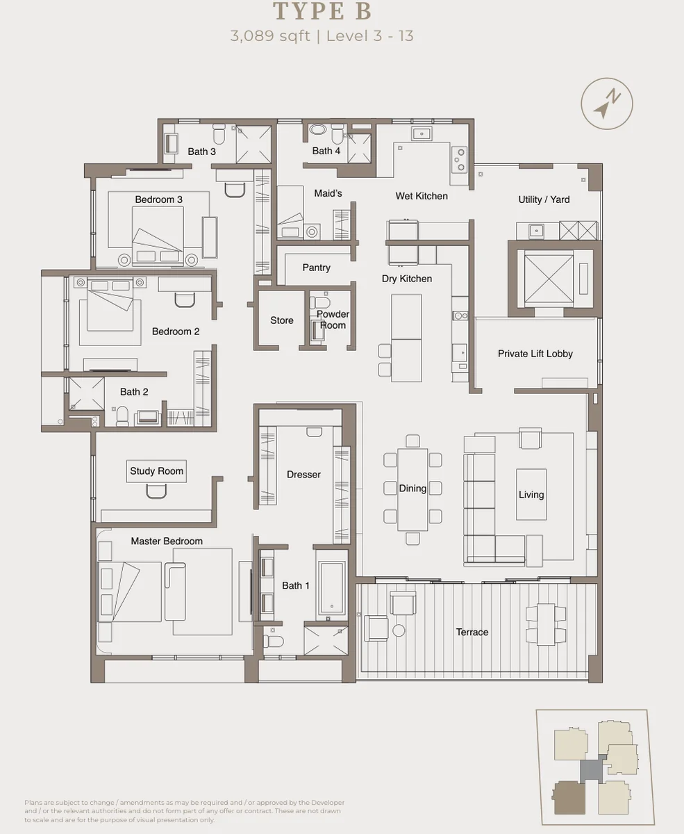 Type B Floor Plan
