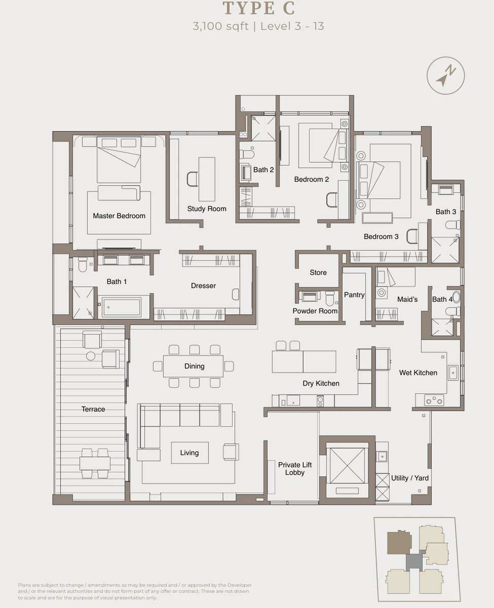 Type C Floor Plan