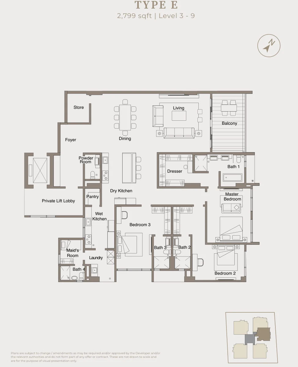 Type E Floor Plan