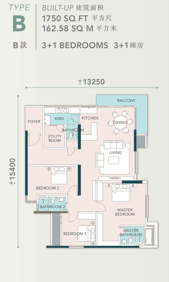 Type B Floor Plan