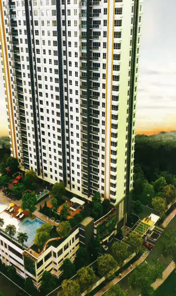 The Retreat Condominium tower facade