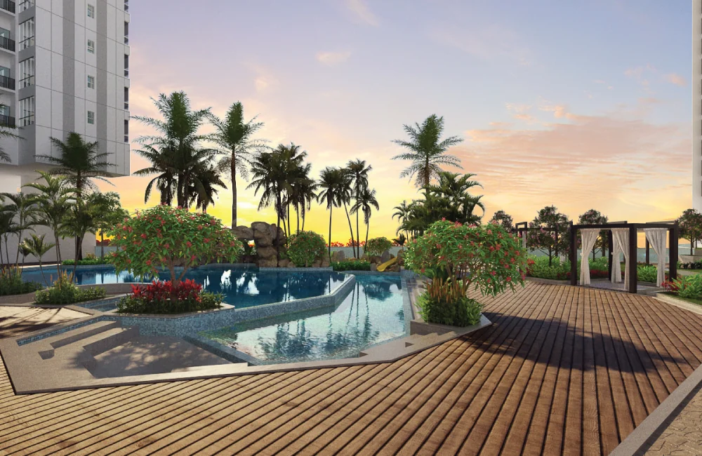 The Ria pool deck