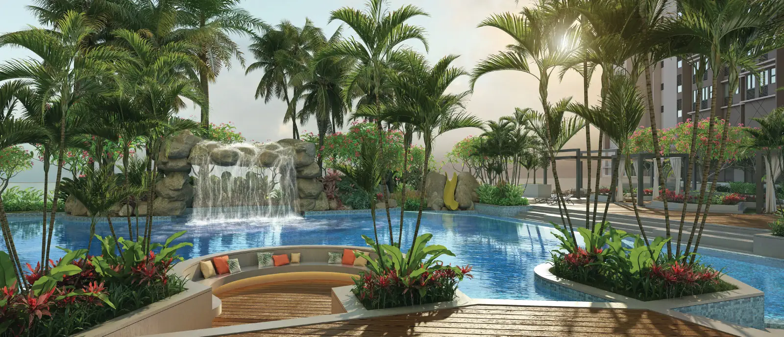 The Ria waterfall pool