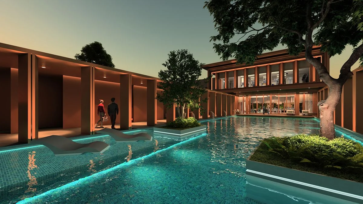 The Shang Residence pool deck
