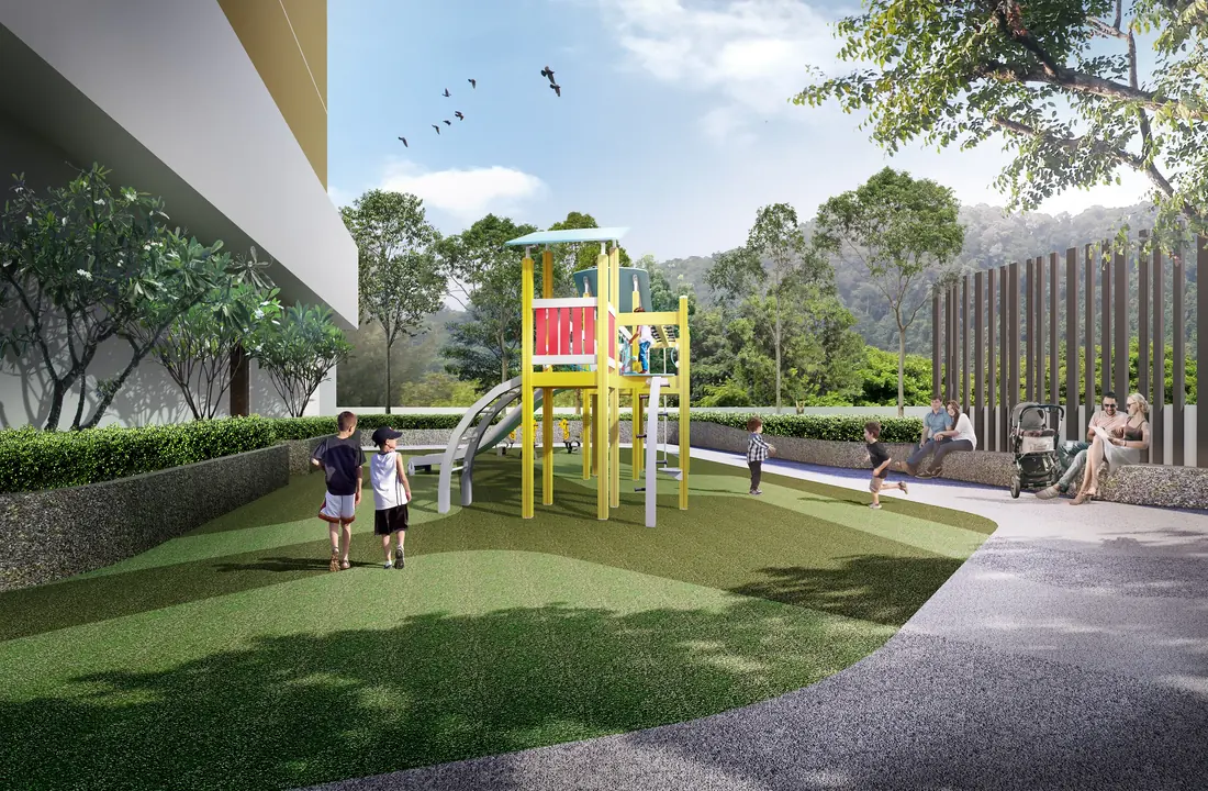 The Terraces Condominium childrens playground