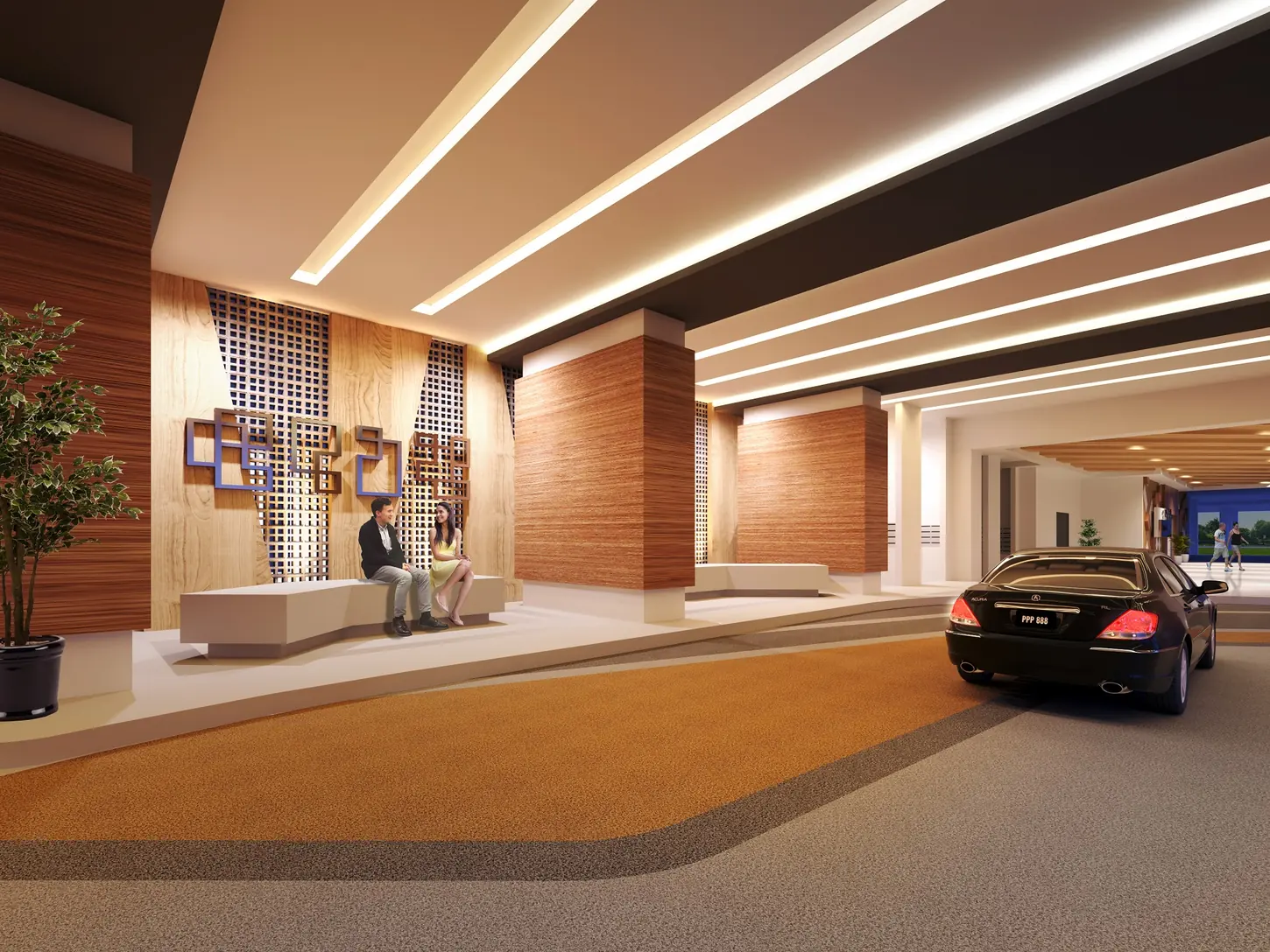 The Terraces Condominium drop off