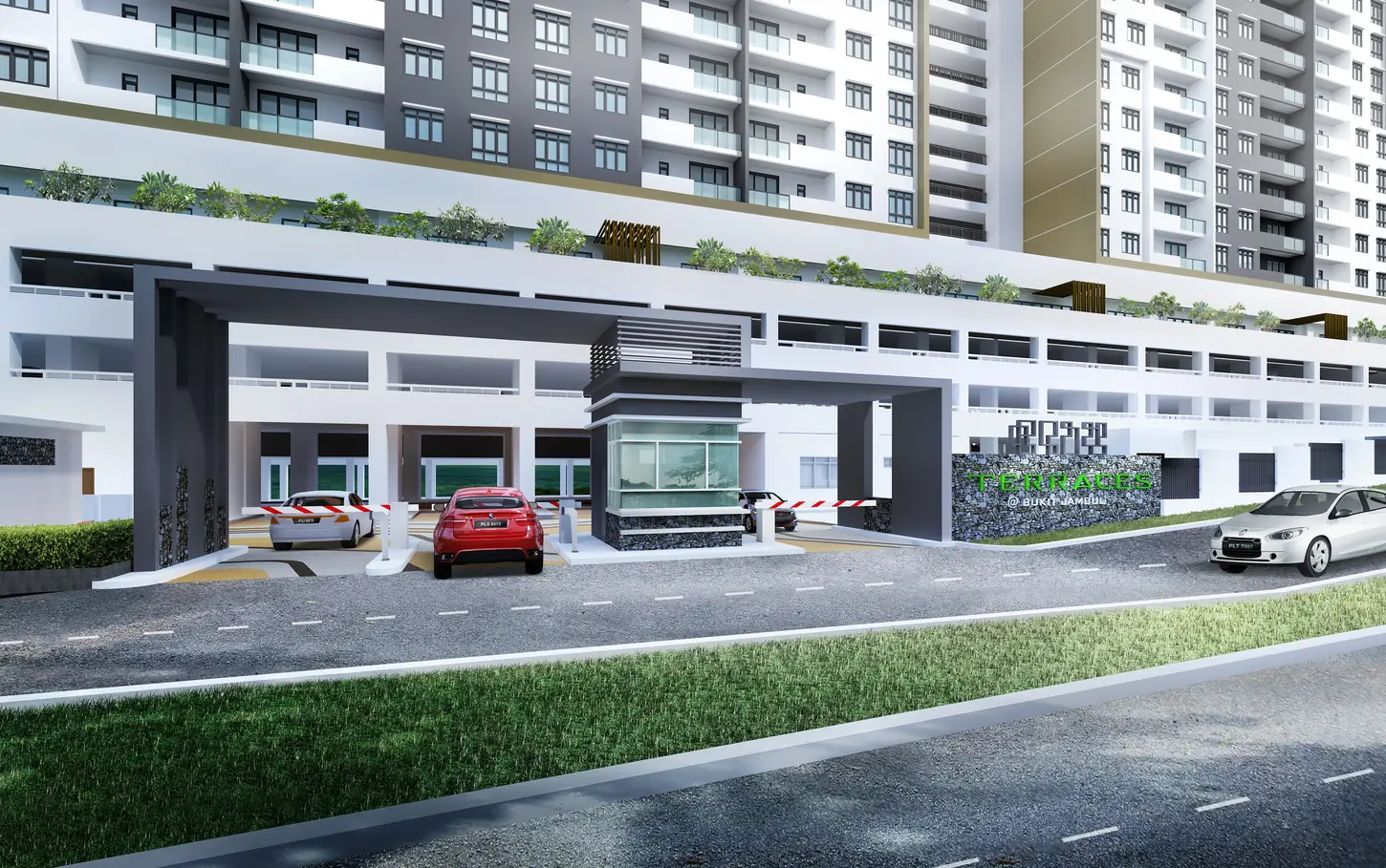 The Terraces Condominium guard house