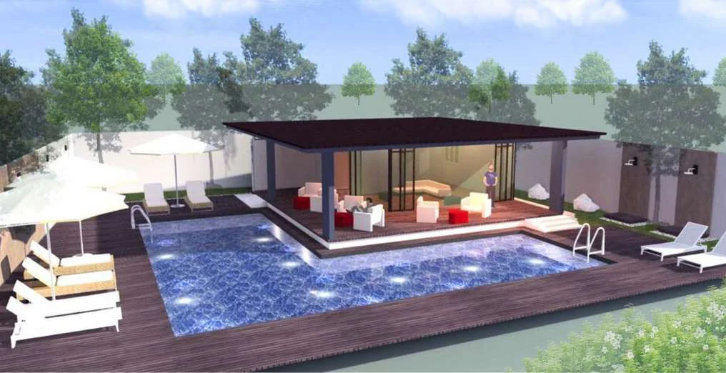 Thompson Prestige clubhouse and pool
