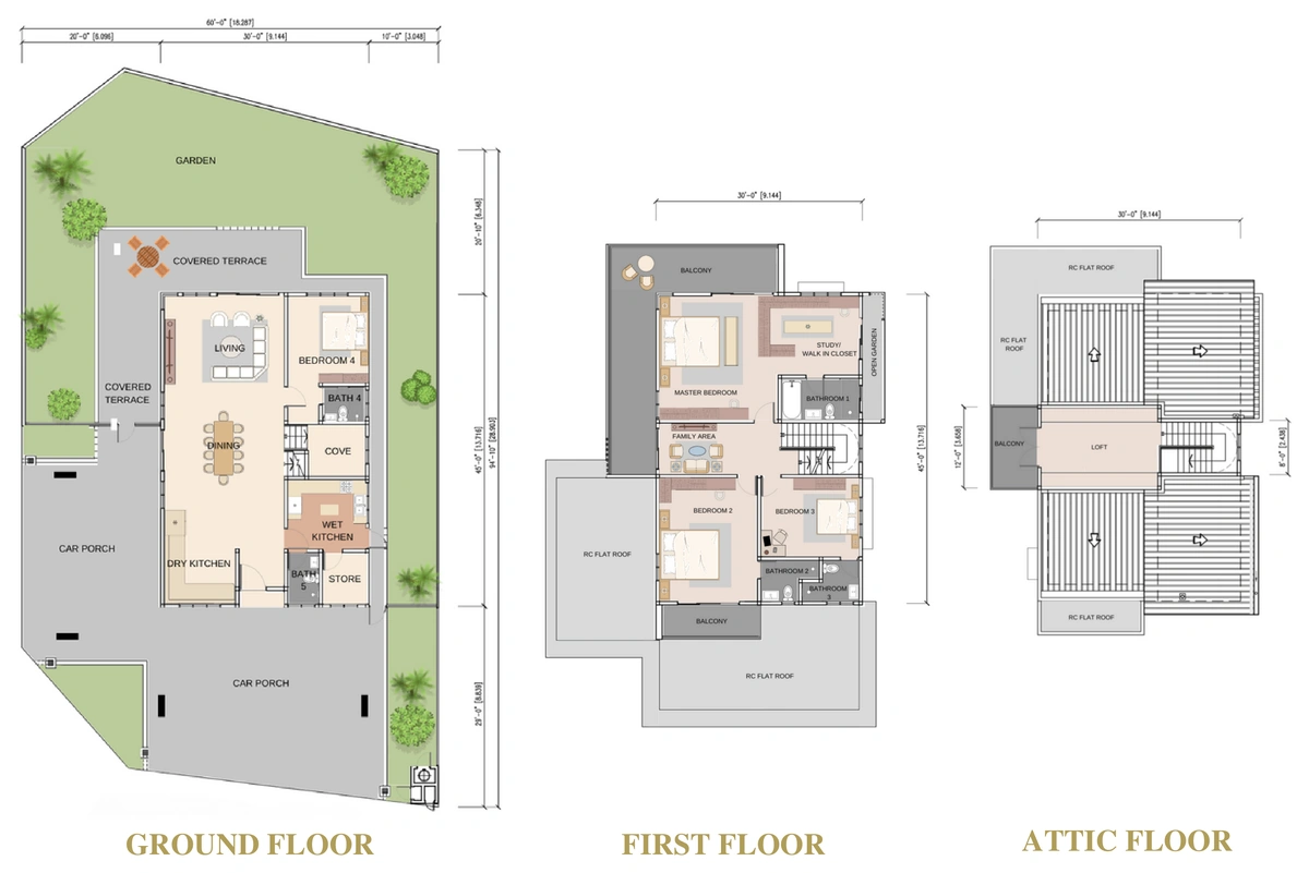 Type L1 Bungalow — 4,922 sqft
