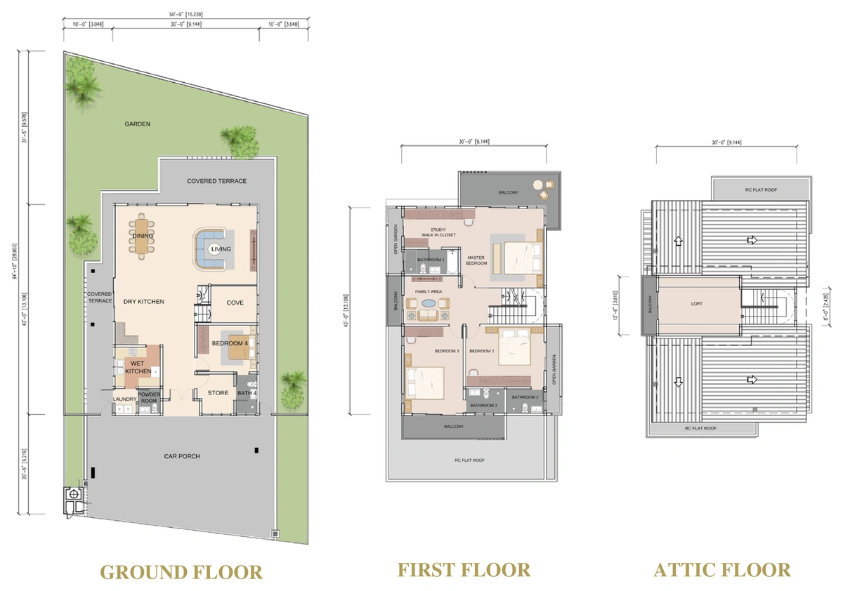 Type L2 & L4 Bungalow — 4,057 sqft