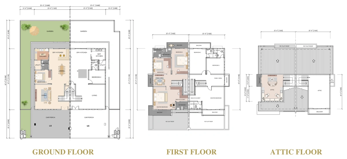 Type L5 & L6 Semi-D — 3,259-3,376 sqft