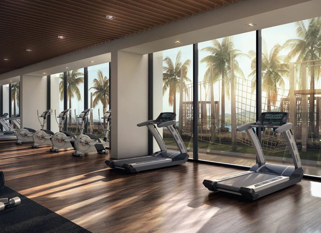 Triuni Residences indoor gym