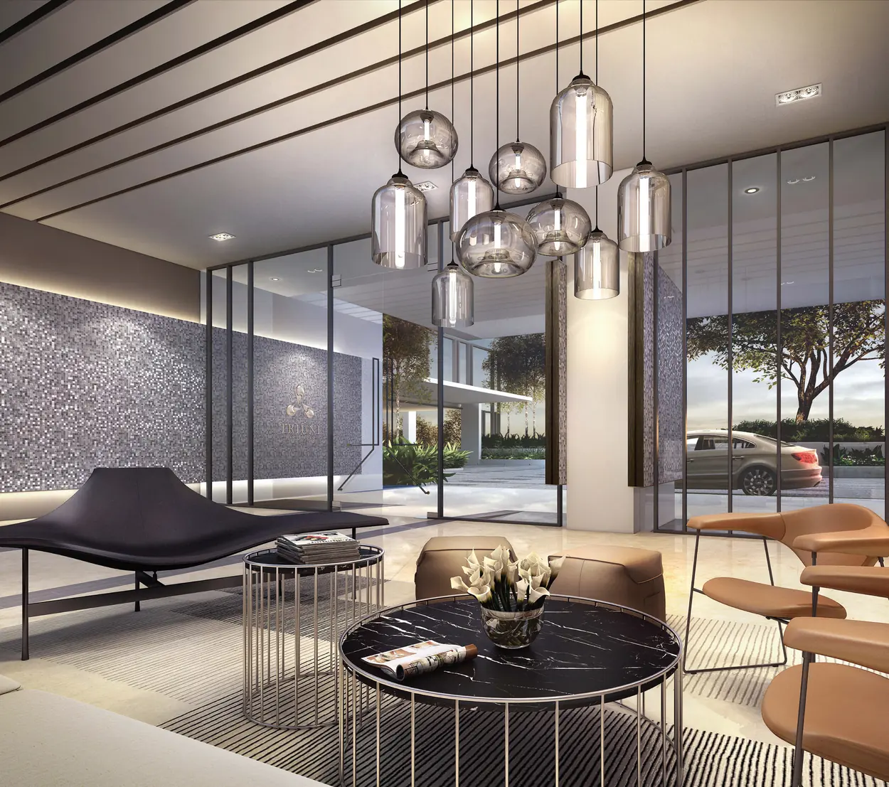 Triuni Residences lobby lounge
