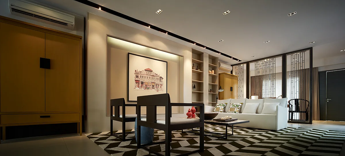 Vilaris Courtyard Homes living room