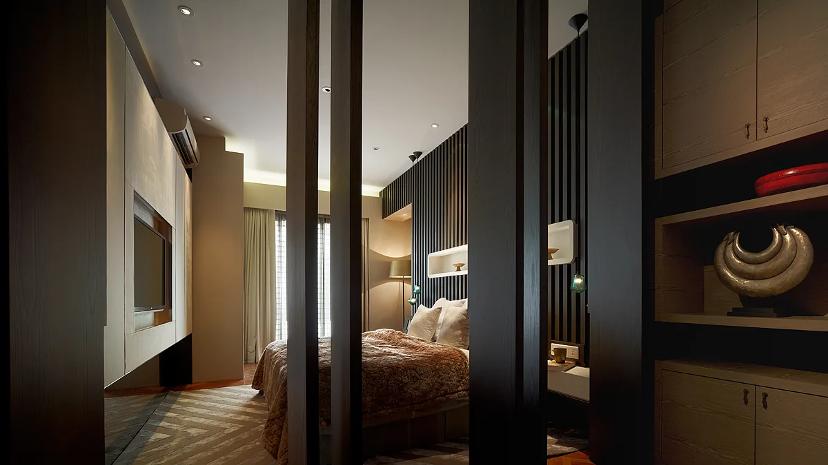 Vilaris Courtyard Homes master bedroom
